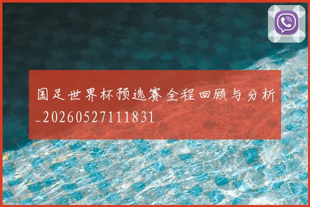 国足世界杯预选赛全程回顾与分析_20260527111831